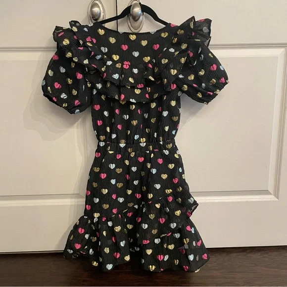 Buddy Love Norma hearts black dress - Picture 3 of 3